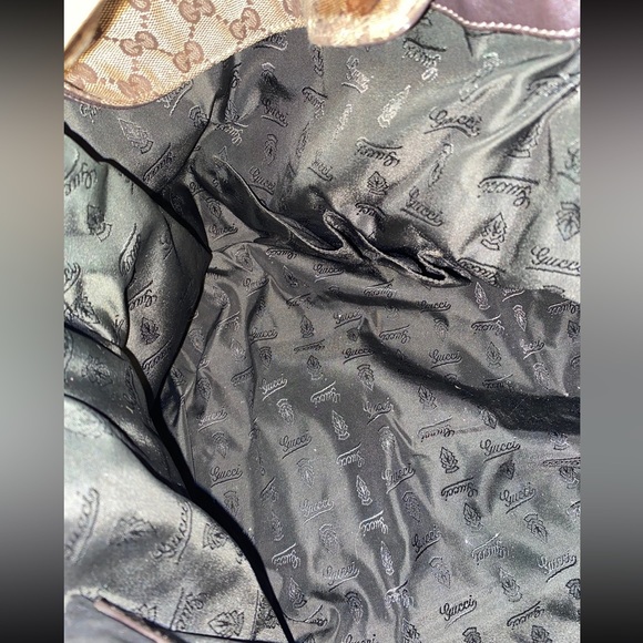 GUCCI ORIGINAL GG CRYSTAL HYSTERIA SHOULDER BAG - Picture 8 of 15